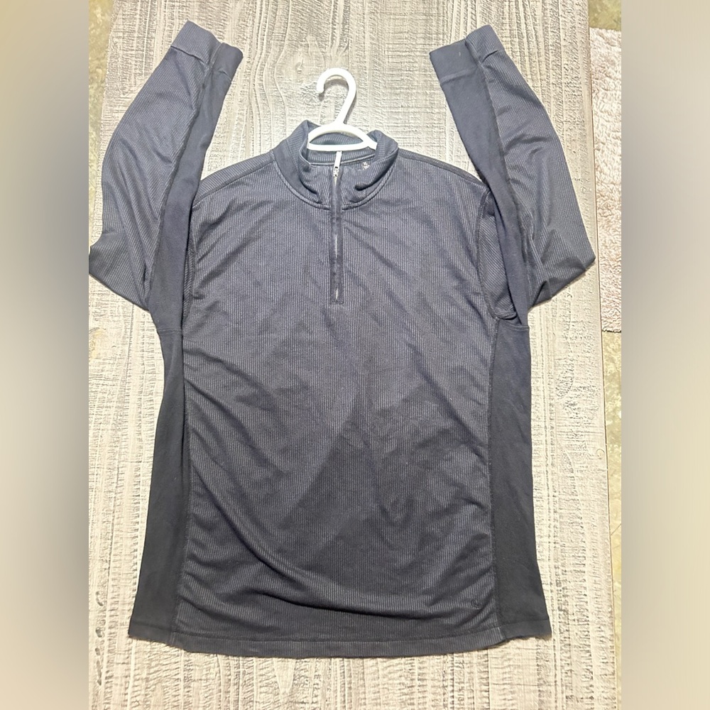Black Quarter-Zip Pullover - image 1